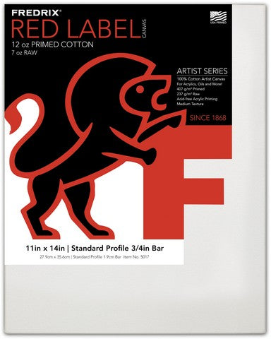 NEW // Fredrix Artist Series Red Label Stretched Canvas