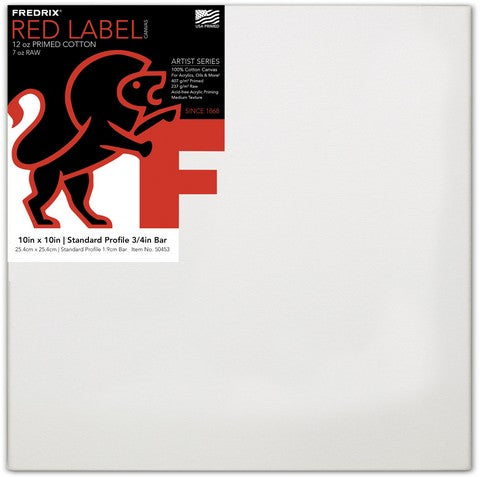 NEW // Fredrix Artist Series Red Label Stretched Canvas