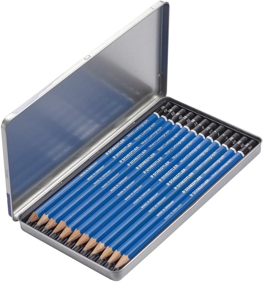 NEW// Mars Lumograph Drawing Pencil - Medium Degree - Set of 12