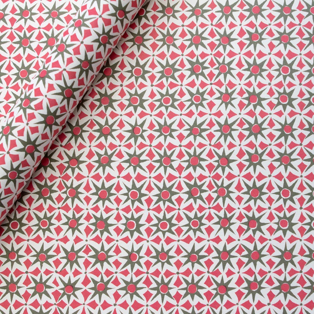 NEW // Cambridge Imprint - Patterned Paper Alhambra Green and Pink