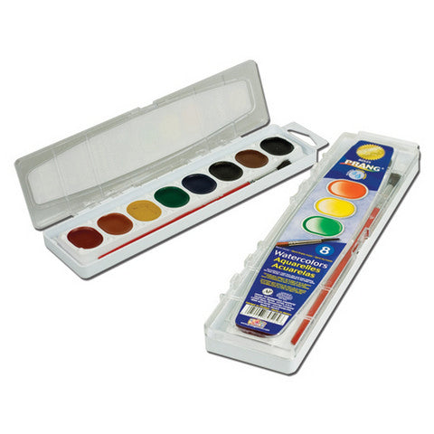 NEW // Prang Washable Watercolor Set of 8