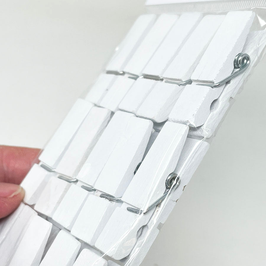 20 pc Parklane White Clothespins