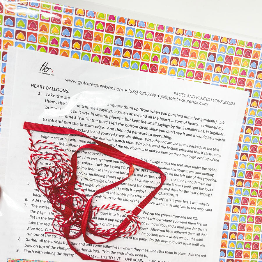 Treasure Box - Faces and Places I Love Paper Pack