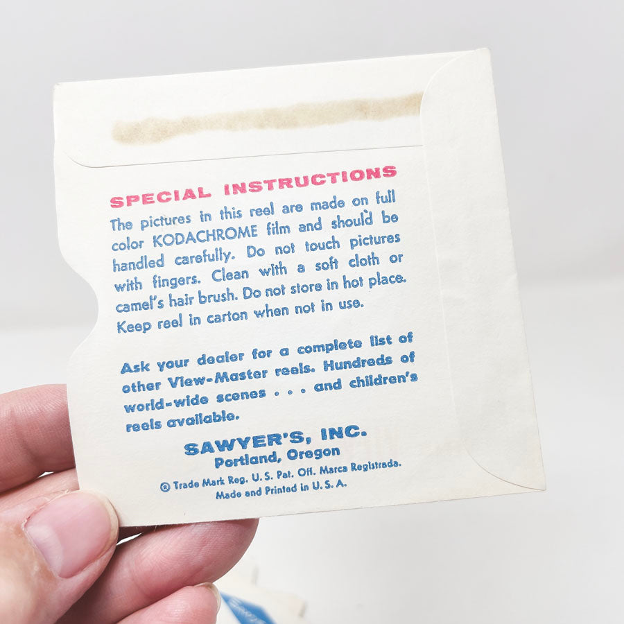 Vintage Empty View Master Reel Envelopes - Pick a Pack