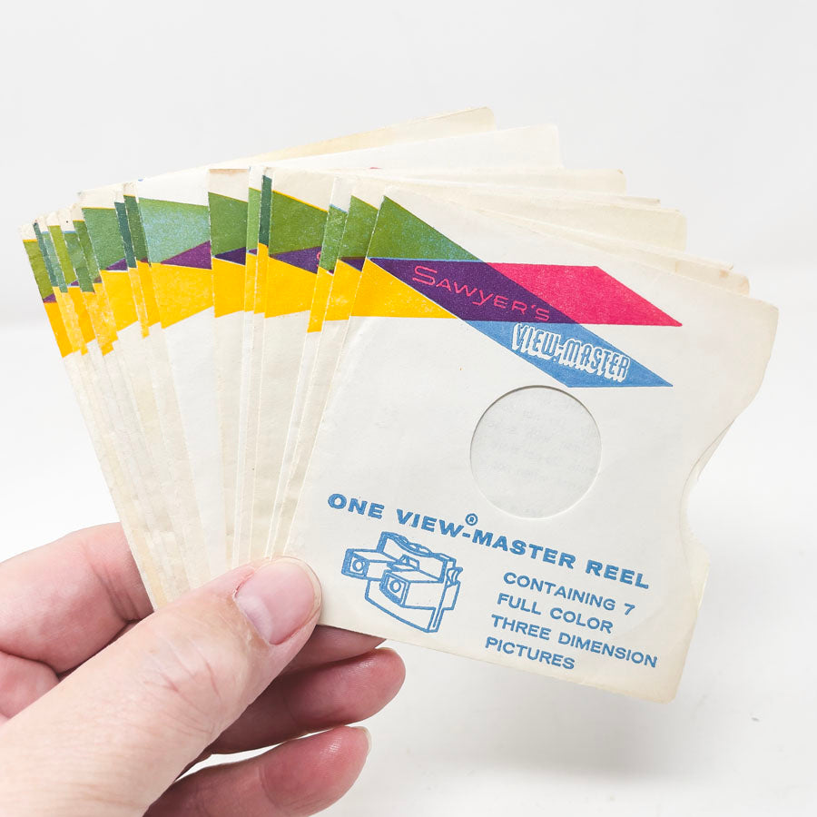 Vintage Empty View Master Reel Envelopes - Pick a Pack