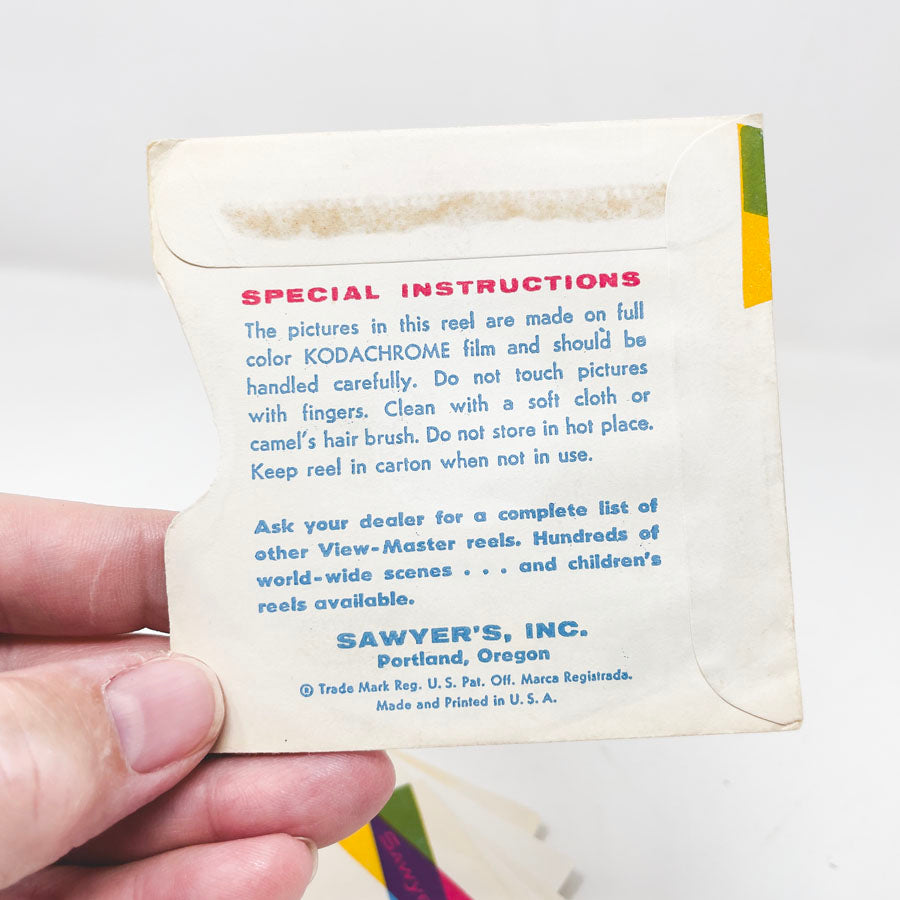 Vintage Empty View Master Reel Envelopes - Pick a Pack