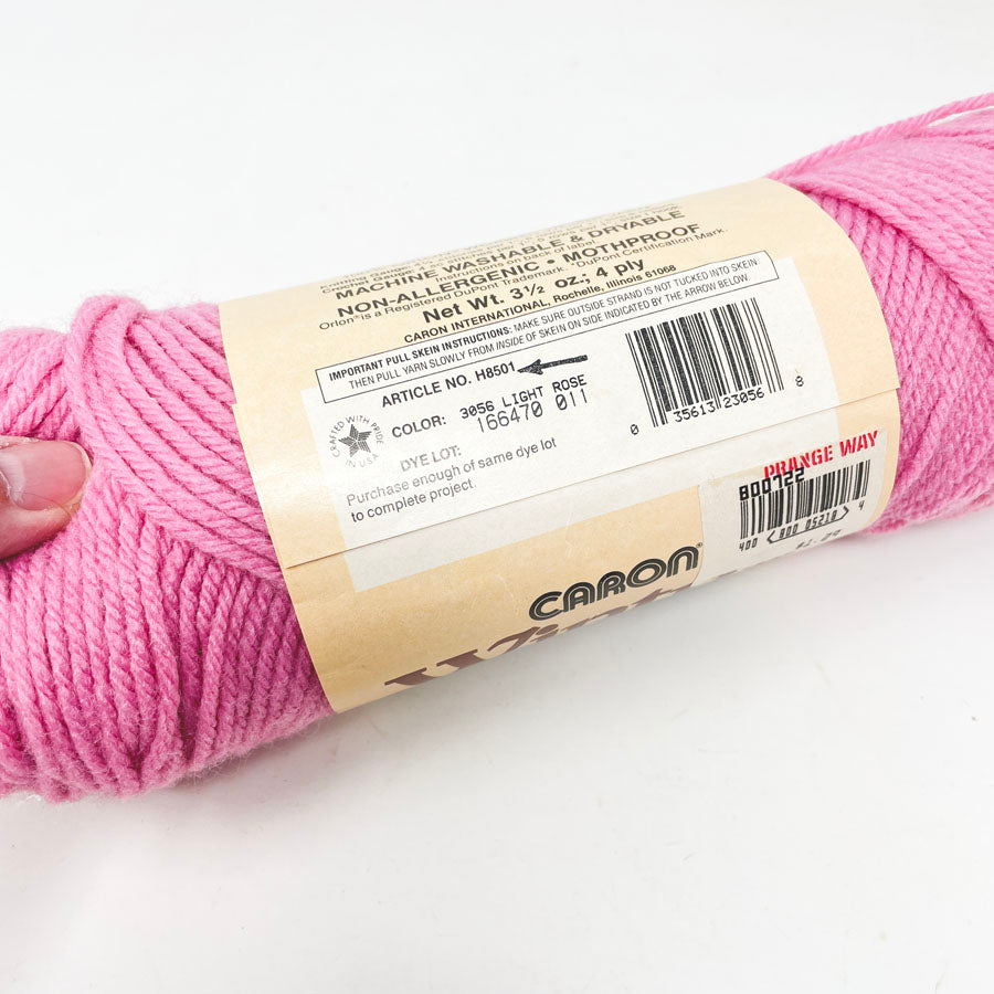 Caron Wintuk 3.5 oz Yarn - Light Rose