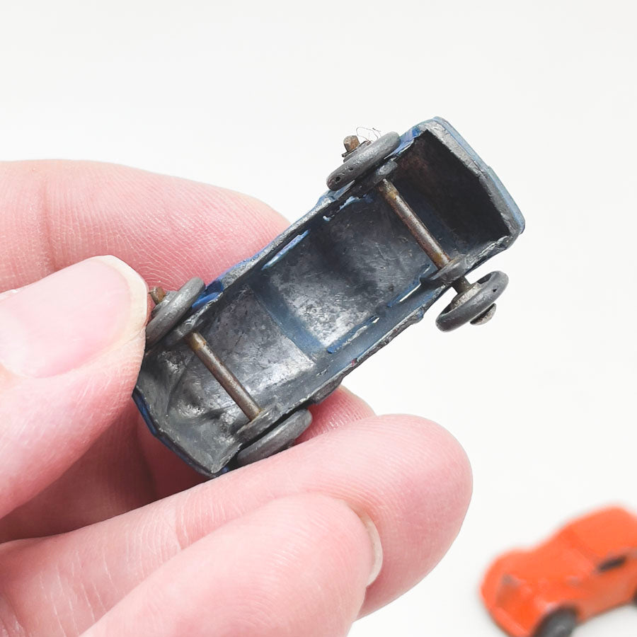 Two Little Metal Vintage Cars