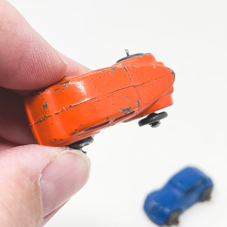 Two Little Metal Vintage Cars