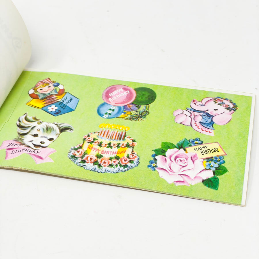 Happy Birthday – Vintage Dennison Seals