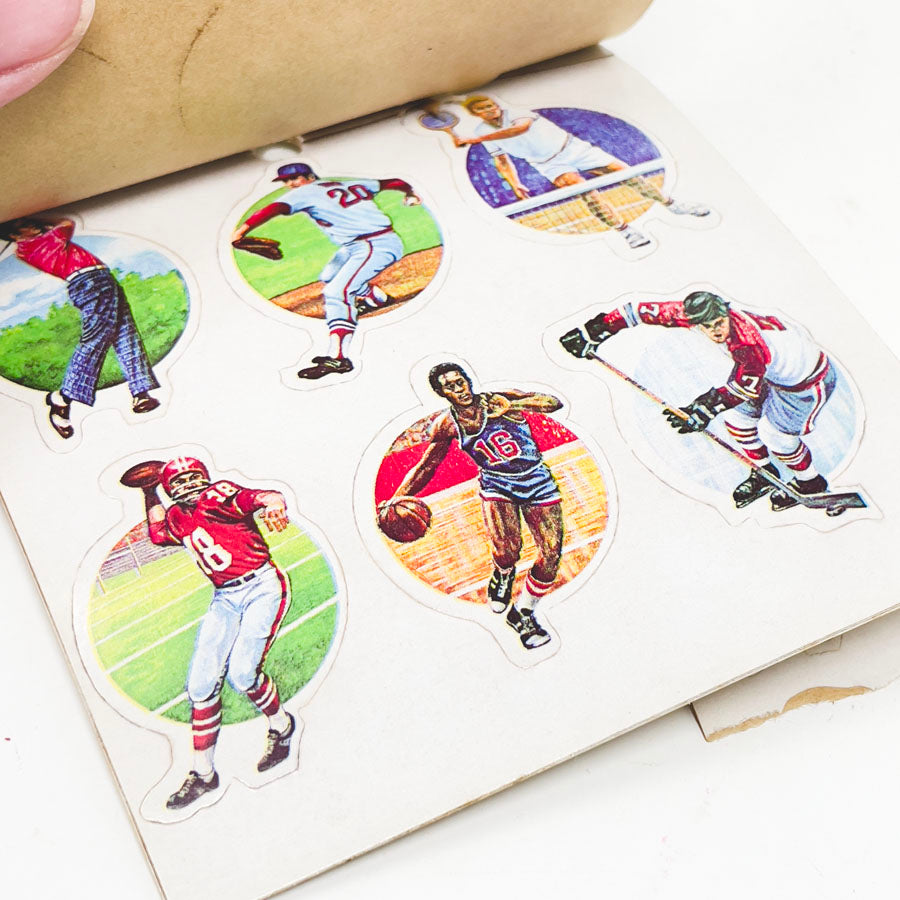 Vintage Eureka Press to Stick Seals - Sports