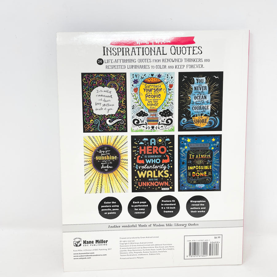 Words of Wisdom - Coloring Posters