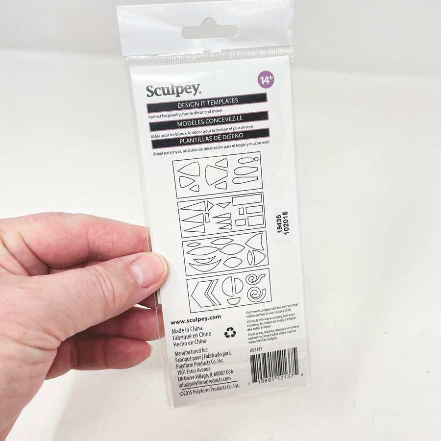 Sculpey Design It Templates - Jewelry Shapes