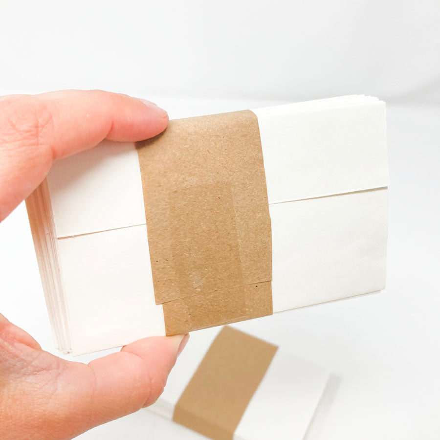 4-3/8"x2-3/4" White Envelopes - Pack of 30