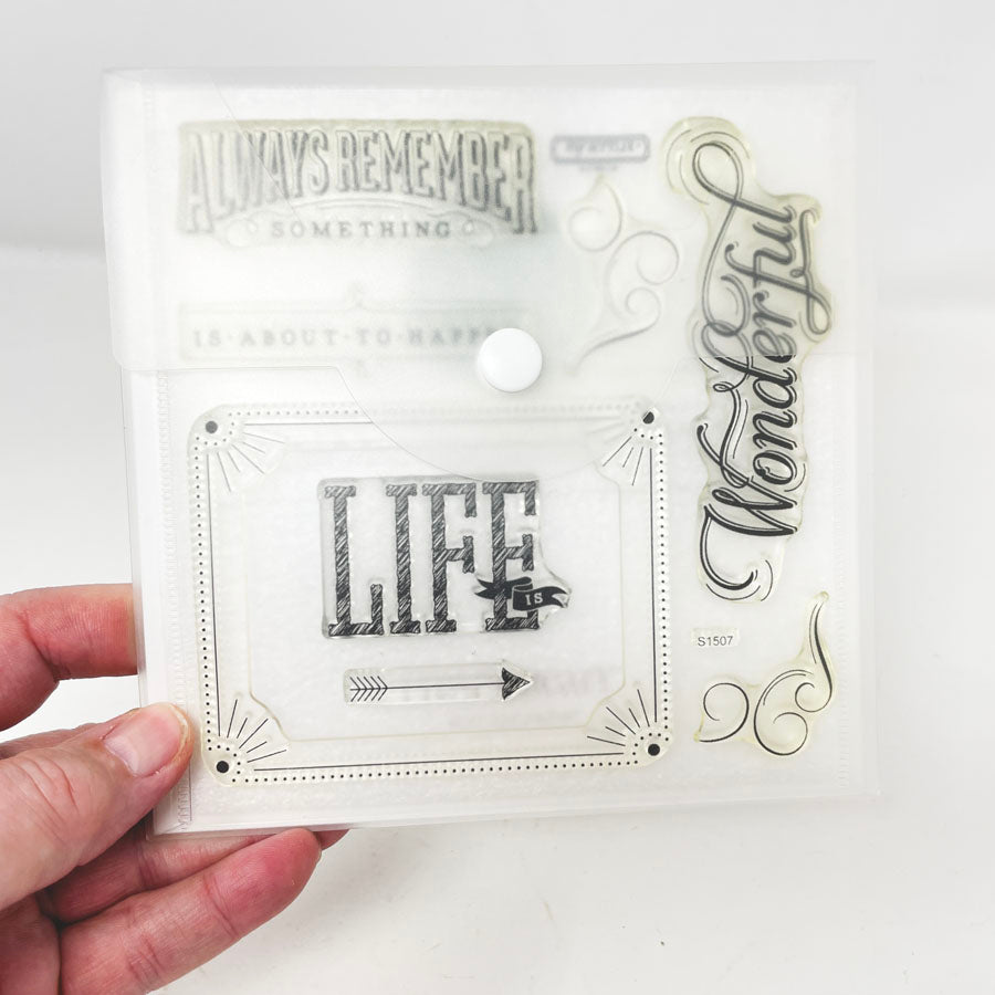 My Acrylix Life Is Wonderful Stamps - Close to My Heart