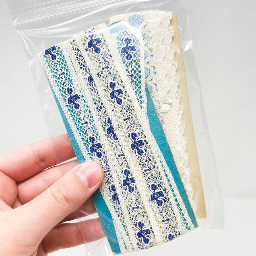 Blue and White Ribbon Bundle