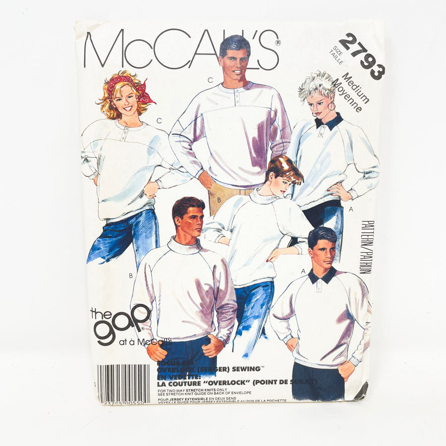 2793 Top Pattern (6-14) - McCall's - 1986