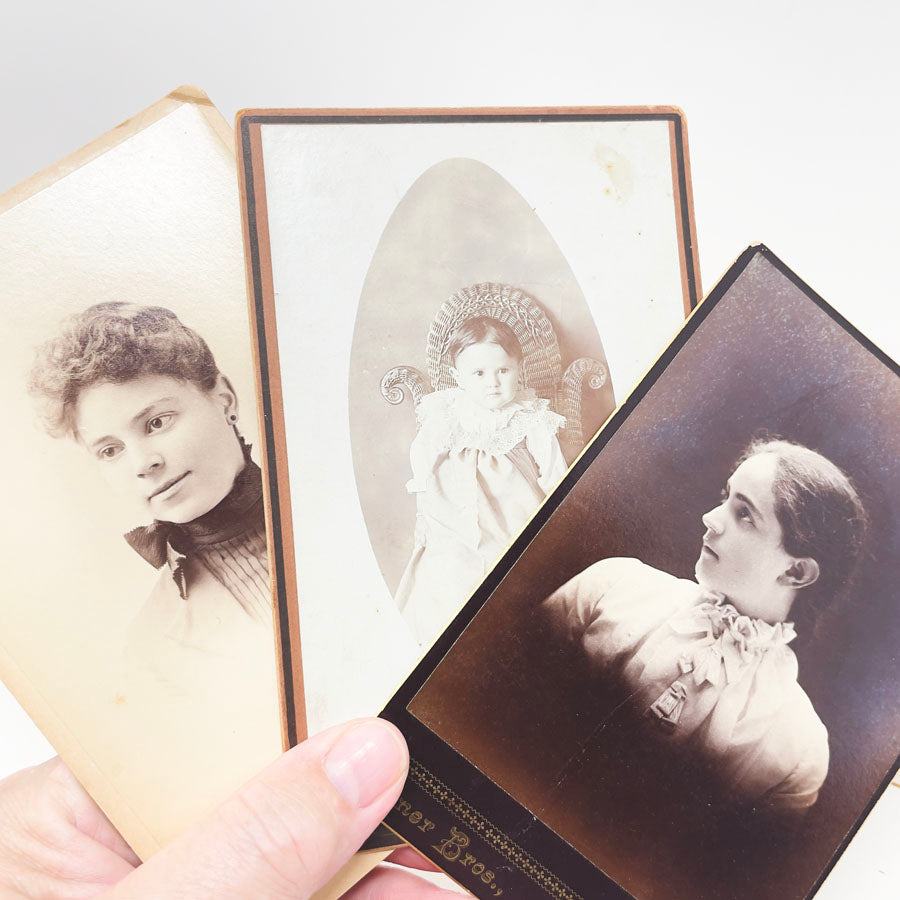 Antique Cabinet Card & Portait Bundle (11)