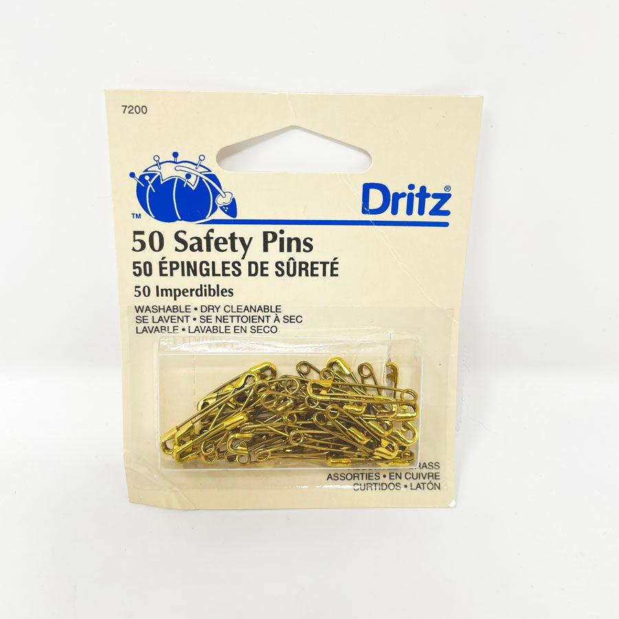 Dritz Safety Pins- Brass