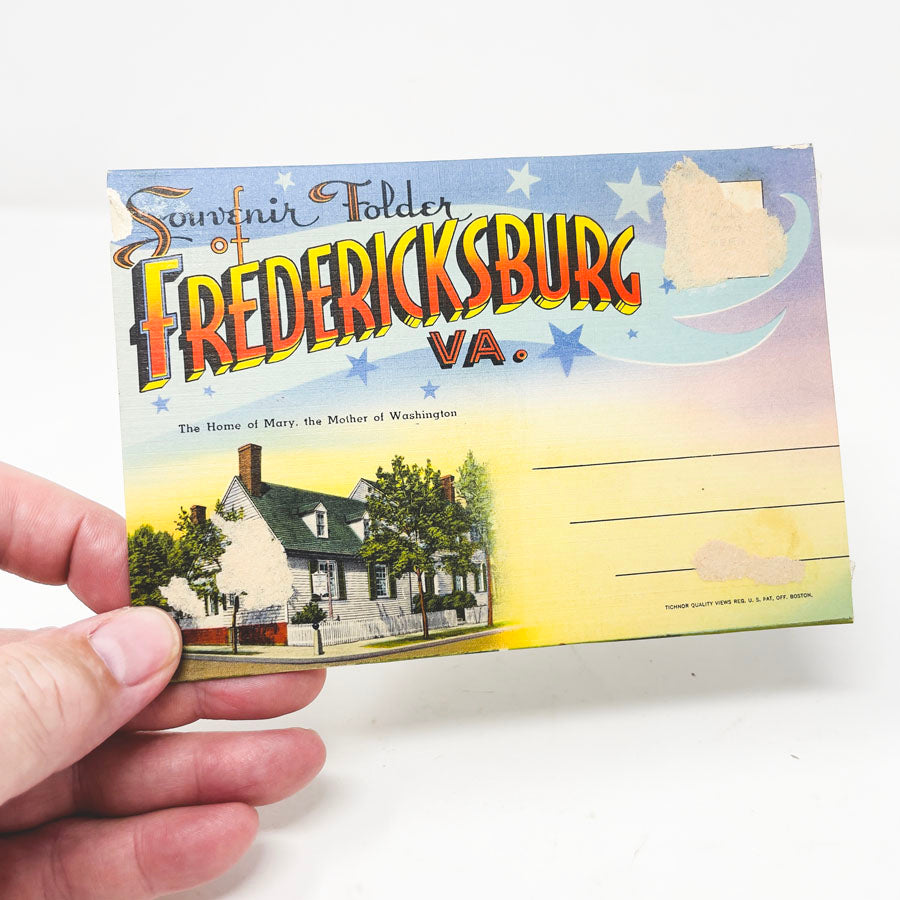Vintage Souvenir Postcard Folder - Pick a Trip