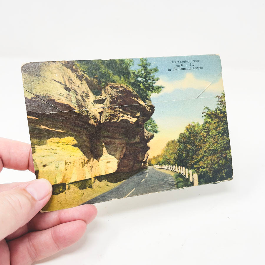 Vintage Souvenir Postcard Folder - Pick a Trip