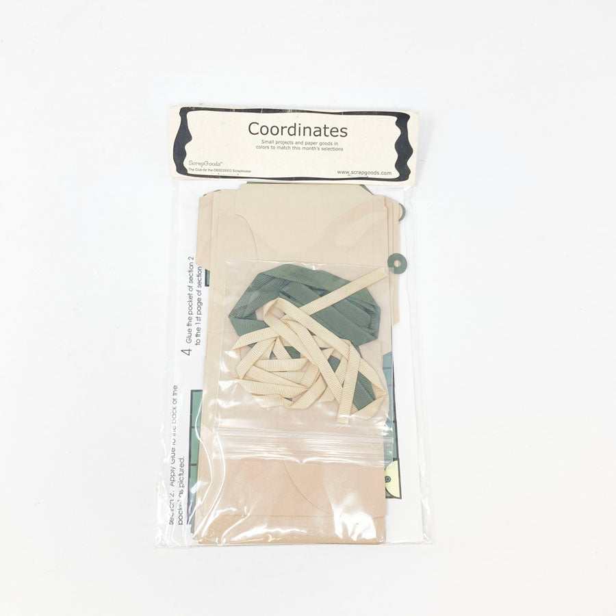 ScrapGoods Coordinates Pocket Book Kit