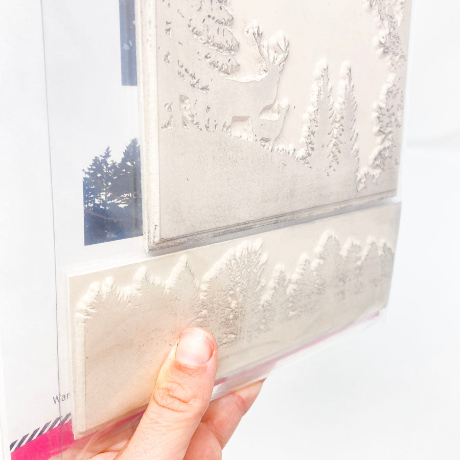 Maker Forte Deer Dad Silhouette Stamp & Stencil