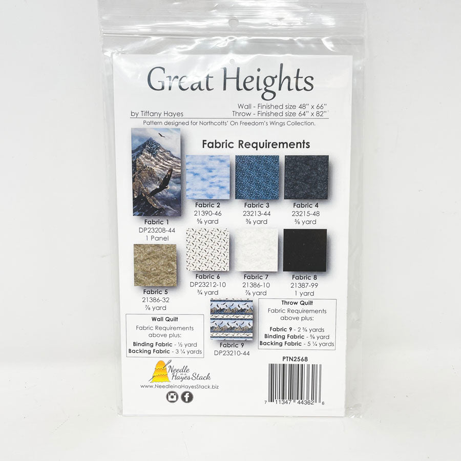 Great Heights Quilt Pattern by Needle in a Hayes Stack