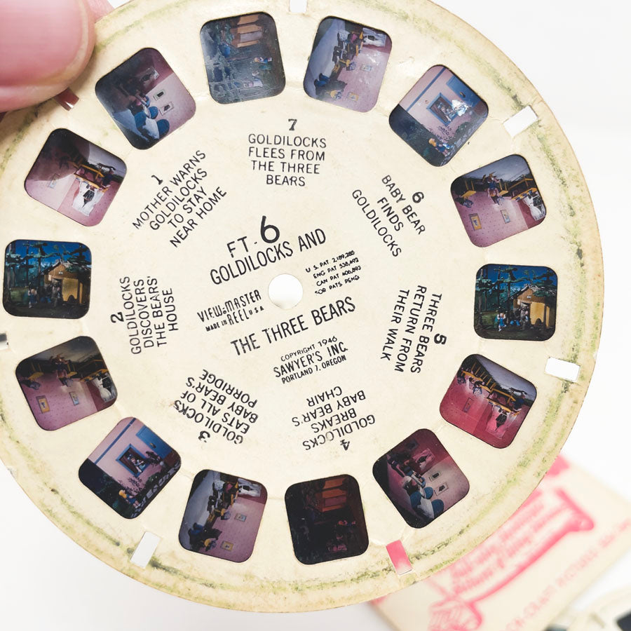 Bundle of 6 Vintage View-Master Reels