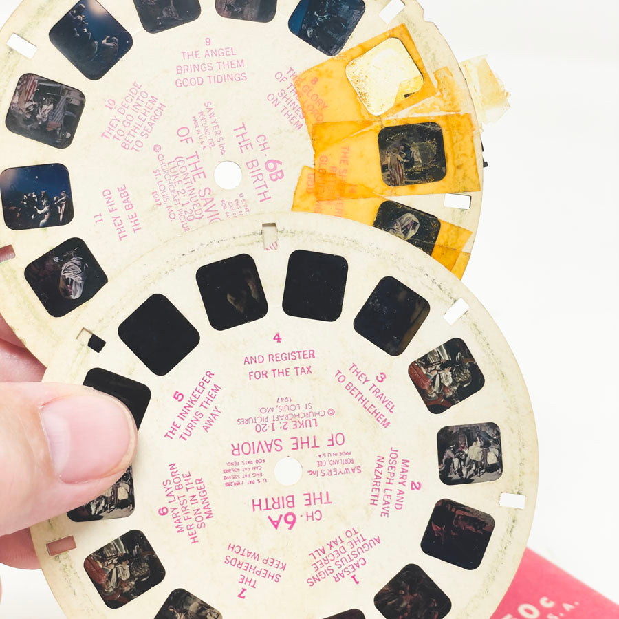 Bundle of 6 Vintage View-Master Reels