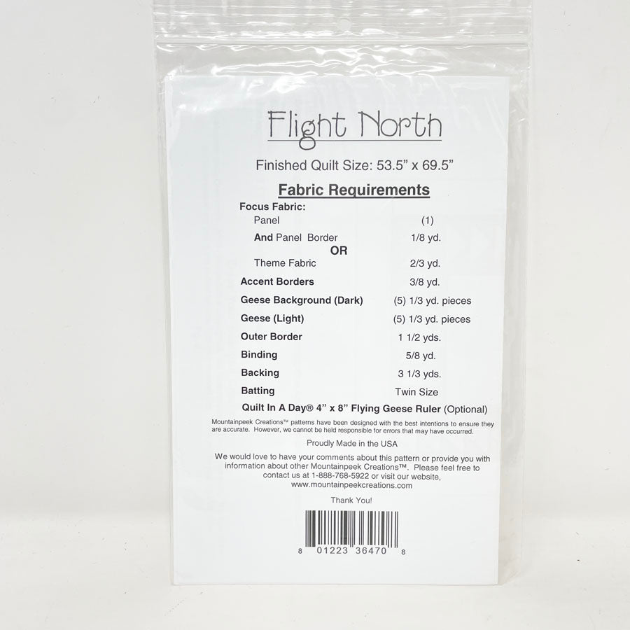 Flight North Quilt Pattern by Mountainpeek Creations