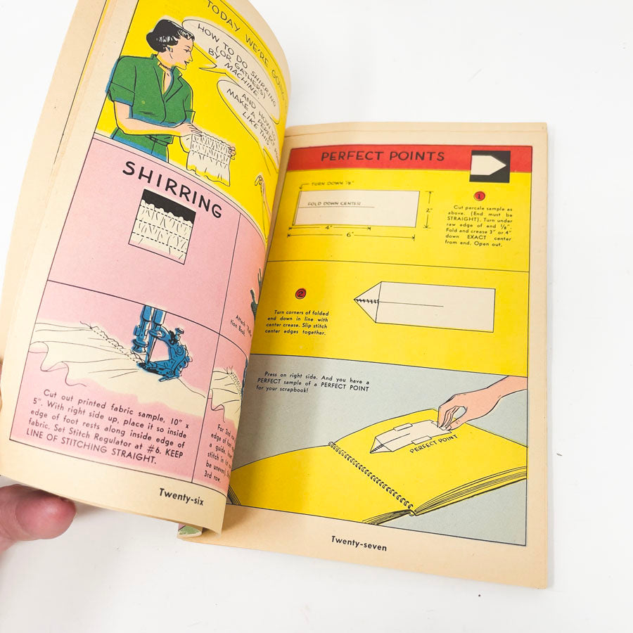 Vintage 1950s “Home Sewing is Easy” Comic Book by Sally Stitch