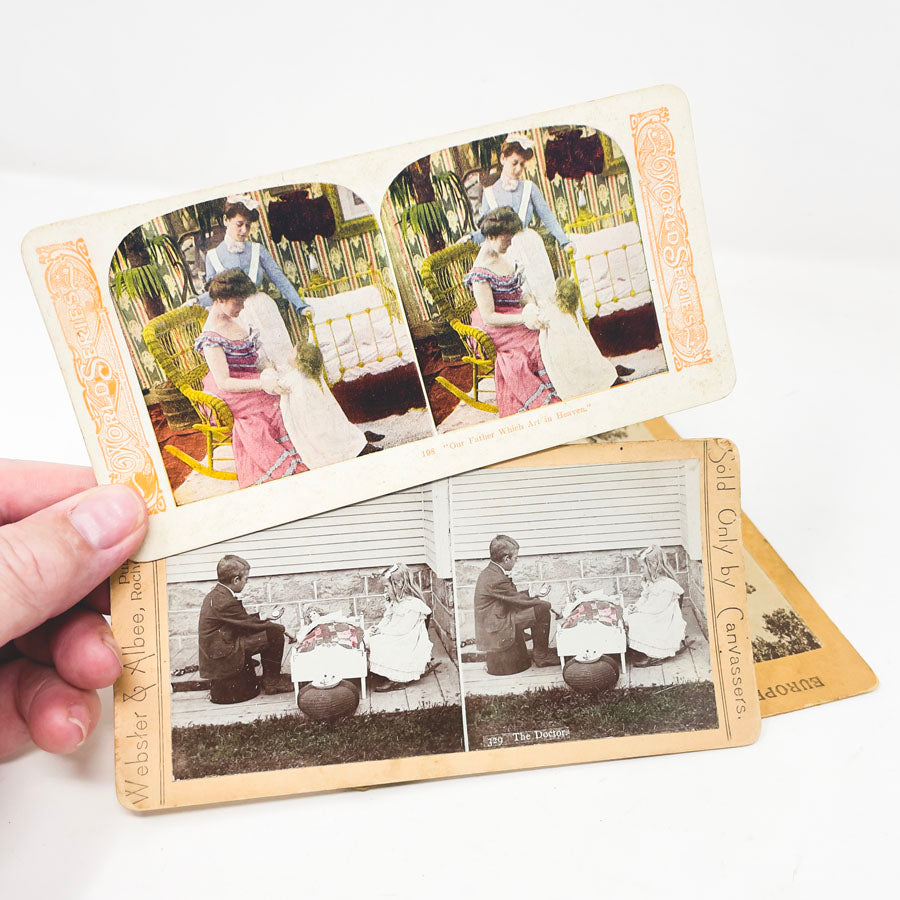 Antique Stereocard Bundle (4)