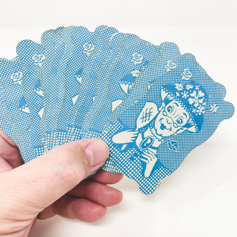 Vintage Whitman Old Maid Cards - Partial Deck