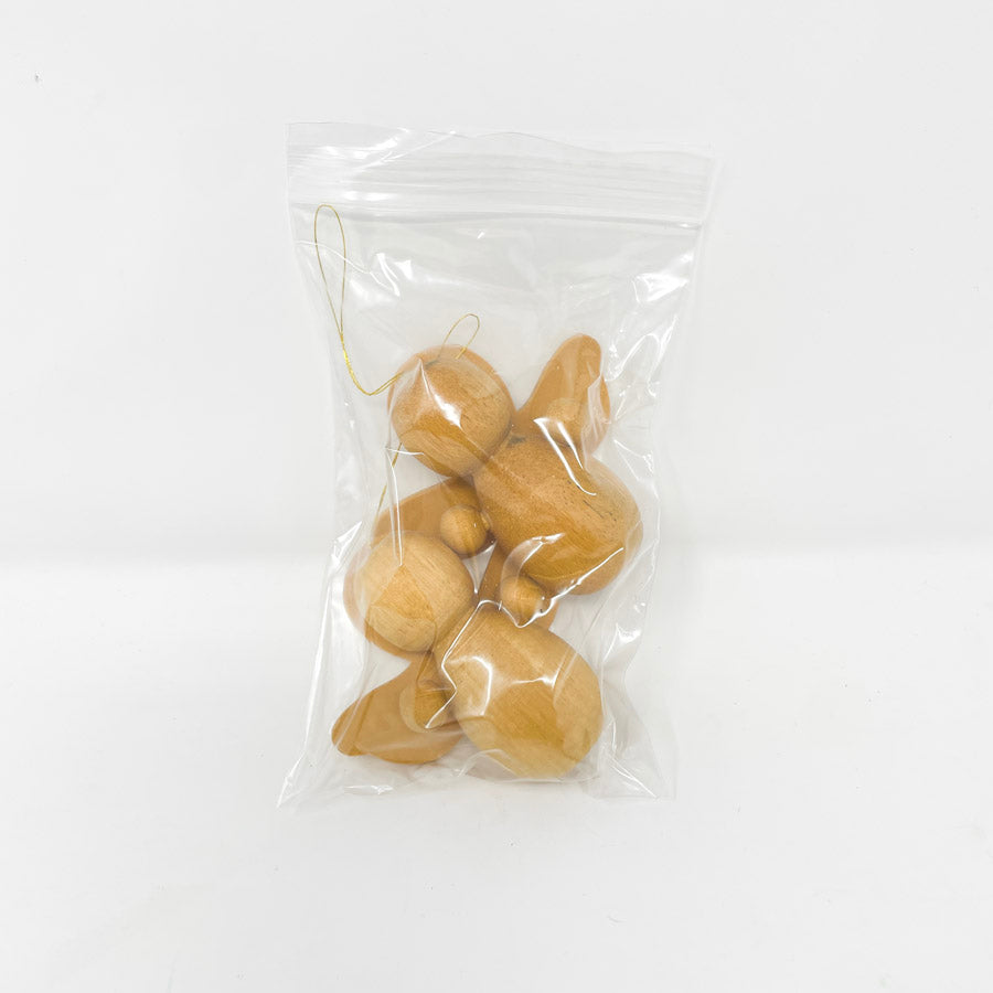 Wooden Angels- 2 Ct.