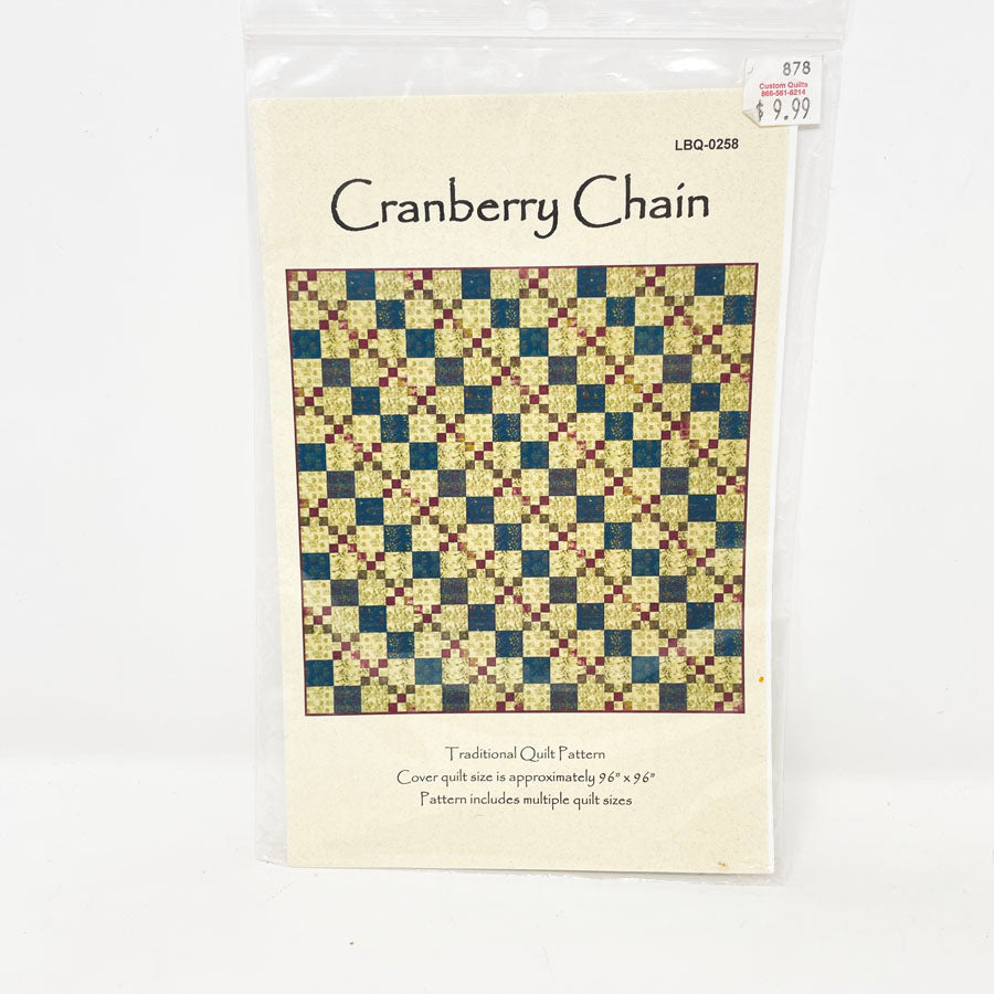 Cranberry Chain Quilt Pattern by Sitar Family Traditions