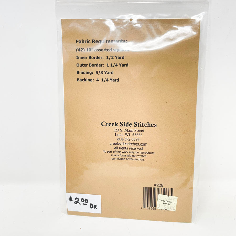 Lu Lu's Blocks Quilt Pattern by Creek Side Stitches