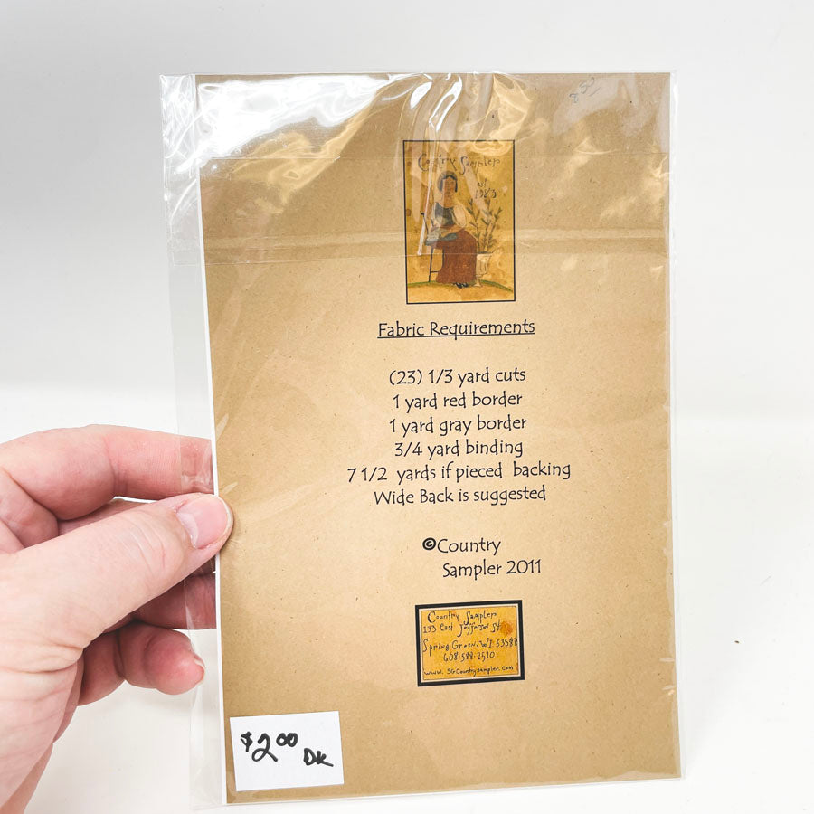 Farmhouse Christmas Quilt Pattern by Country Sampler