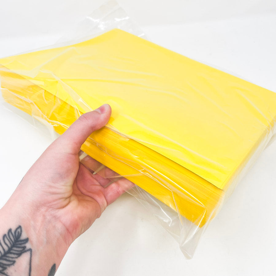 Yellow/Athletic Gold Cardstock Paper