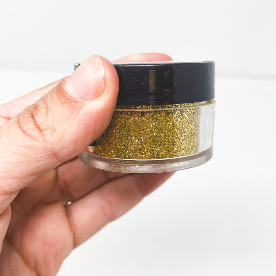 Gold Glitter Sparkles by Rubber Stampede