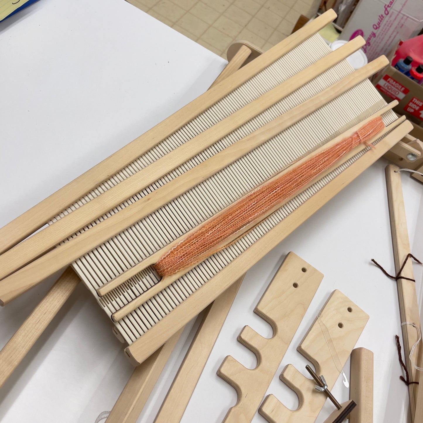 Rigid Heddle Loom with 3 Reeds and Warping Kit – Kit/Unbranded Weaving Loom Set