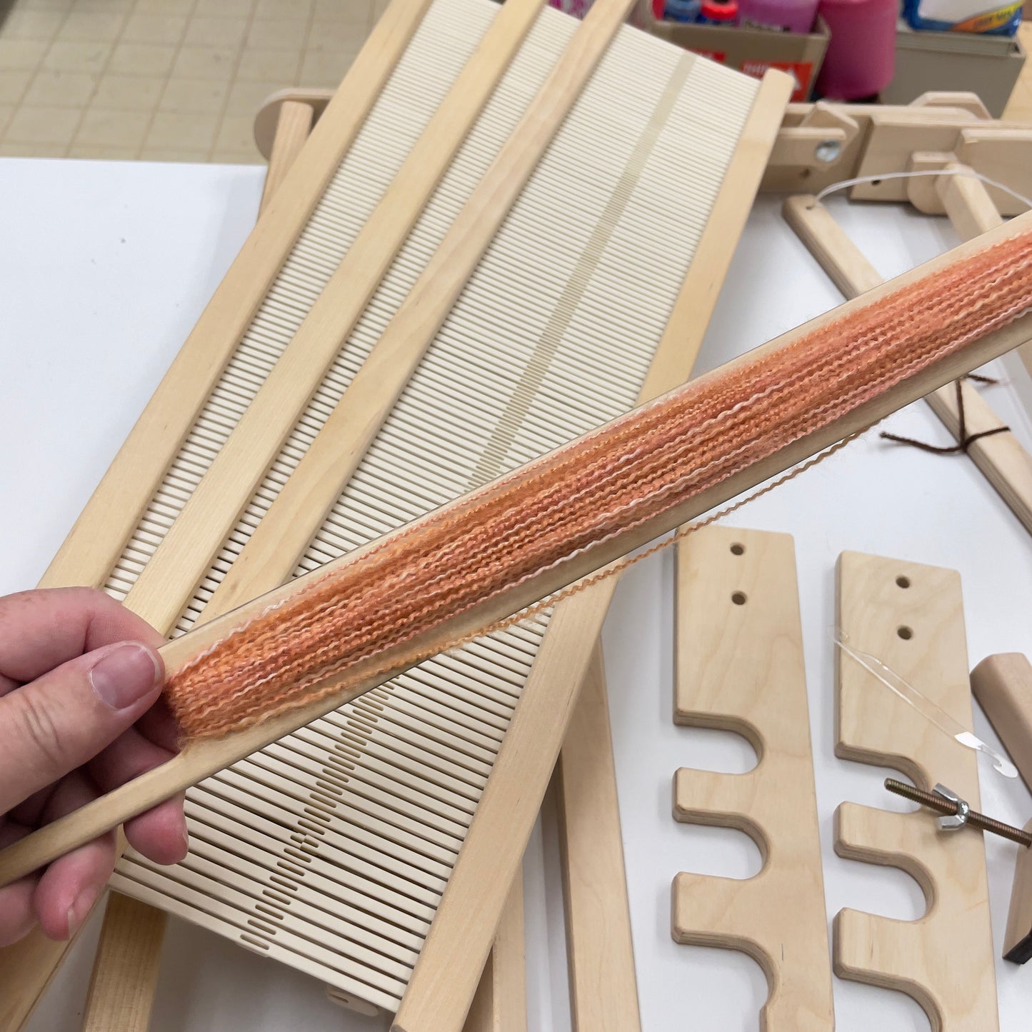 Rigid Heddle Loom with 3 Reeds and Warping Kit – Kit/Unbranded Weaving Loom Set