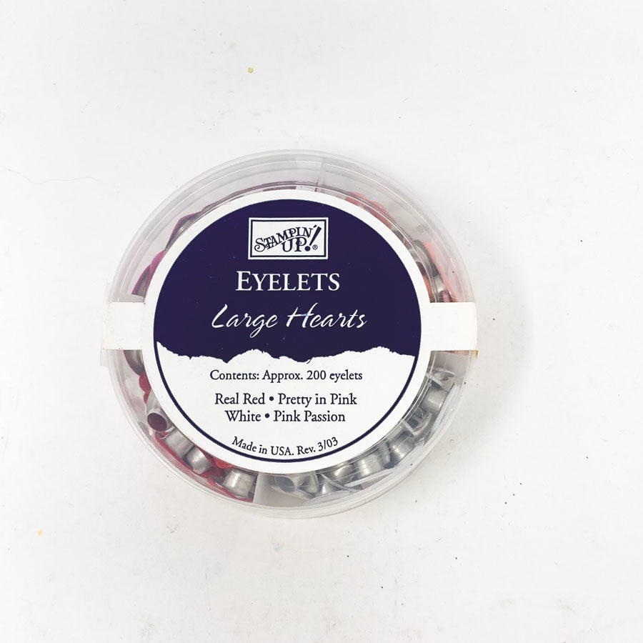 Large Hearts Eyelets by Stampin' Up