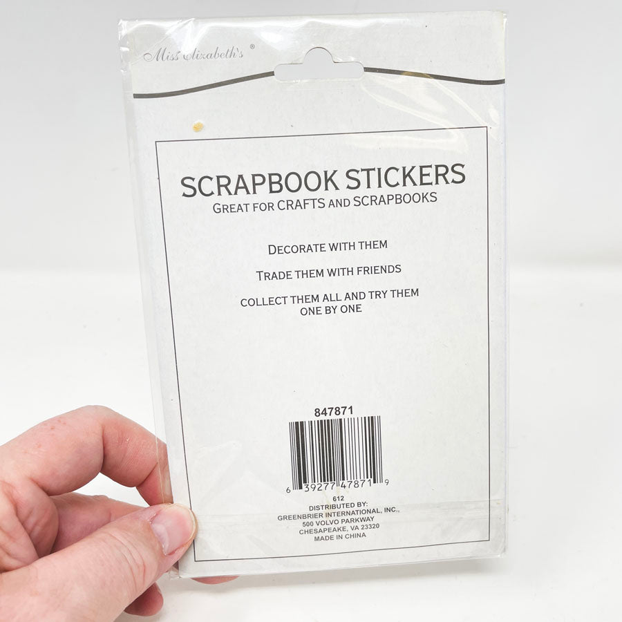 Scrapbook Word Bubble Stickers
