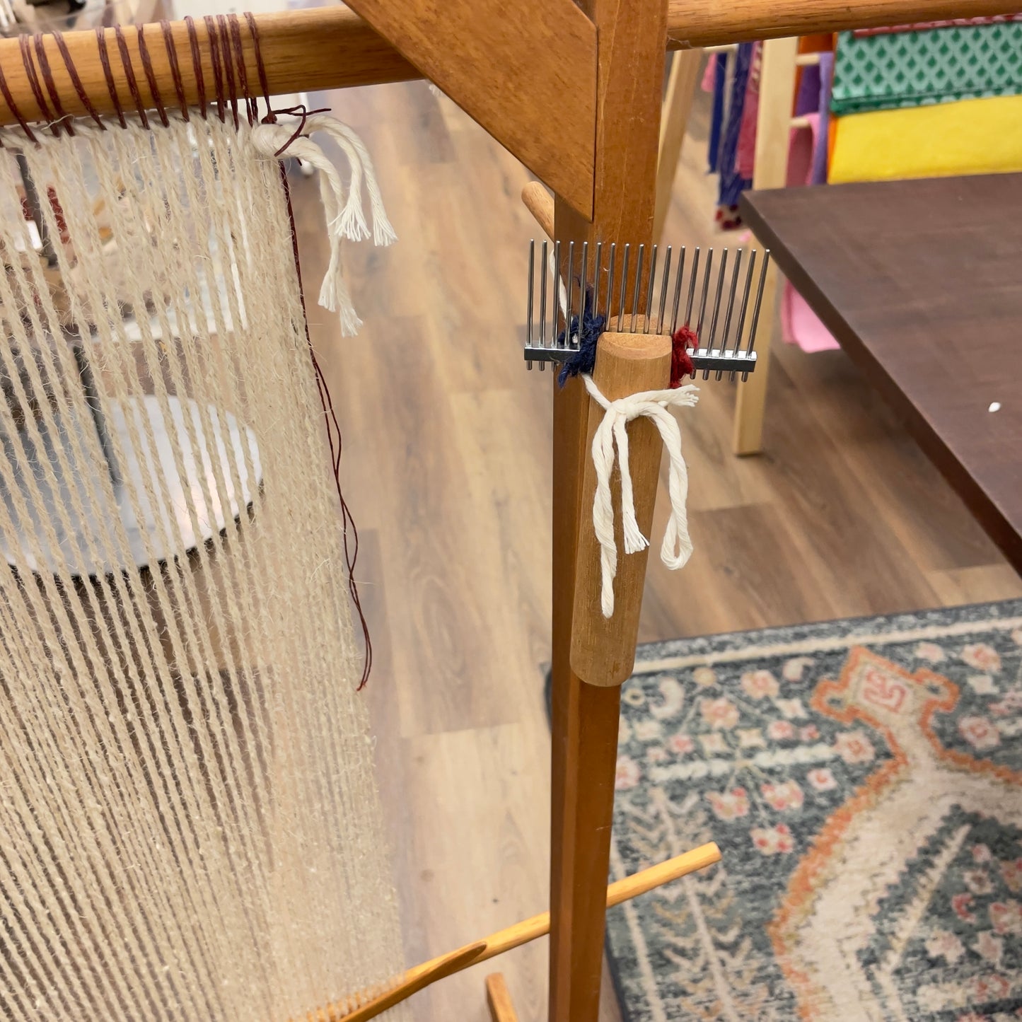 Handmade Standing Navajo-Style Rug Loom