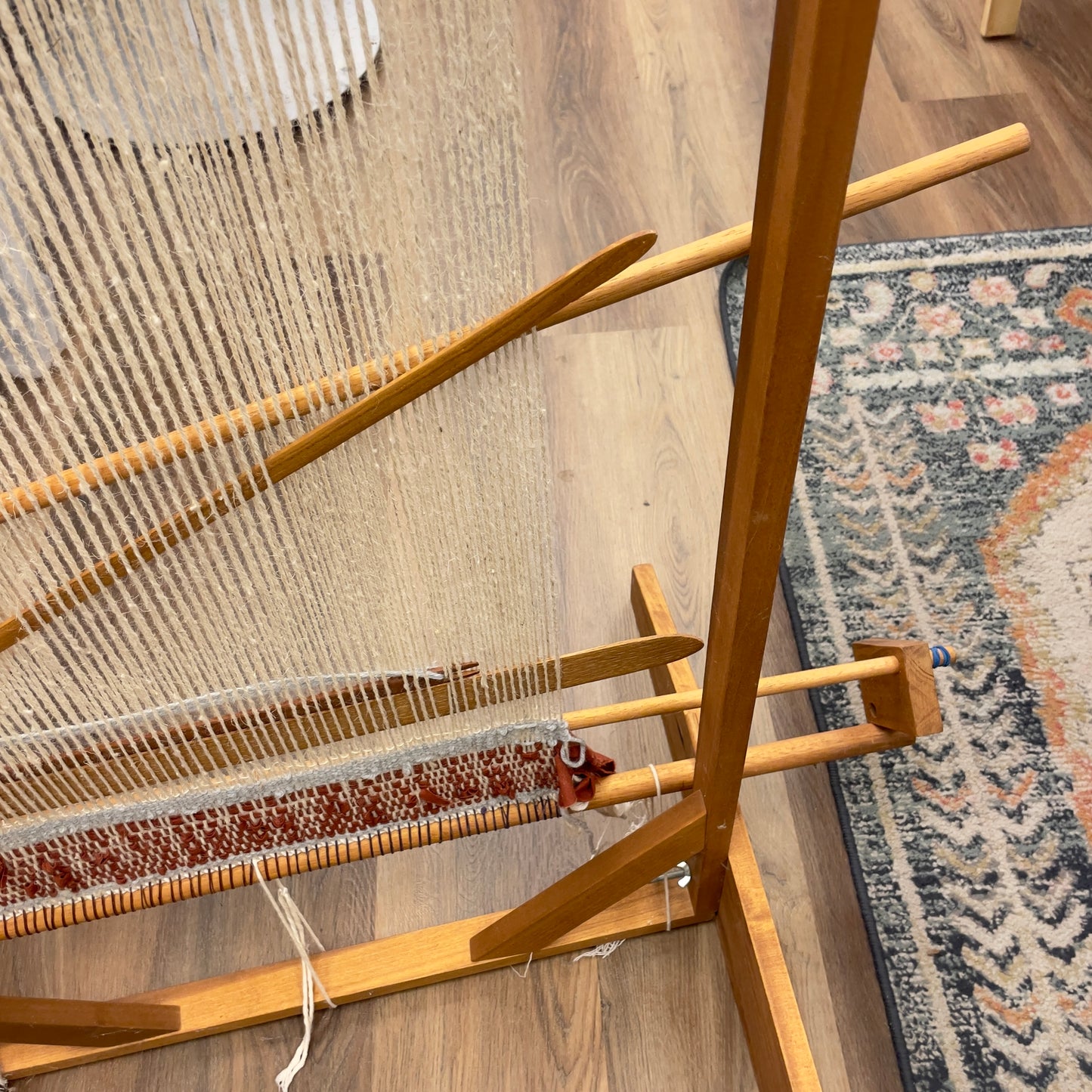 Handmade Standing Navajo-Style Rug Loom