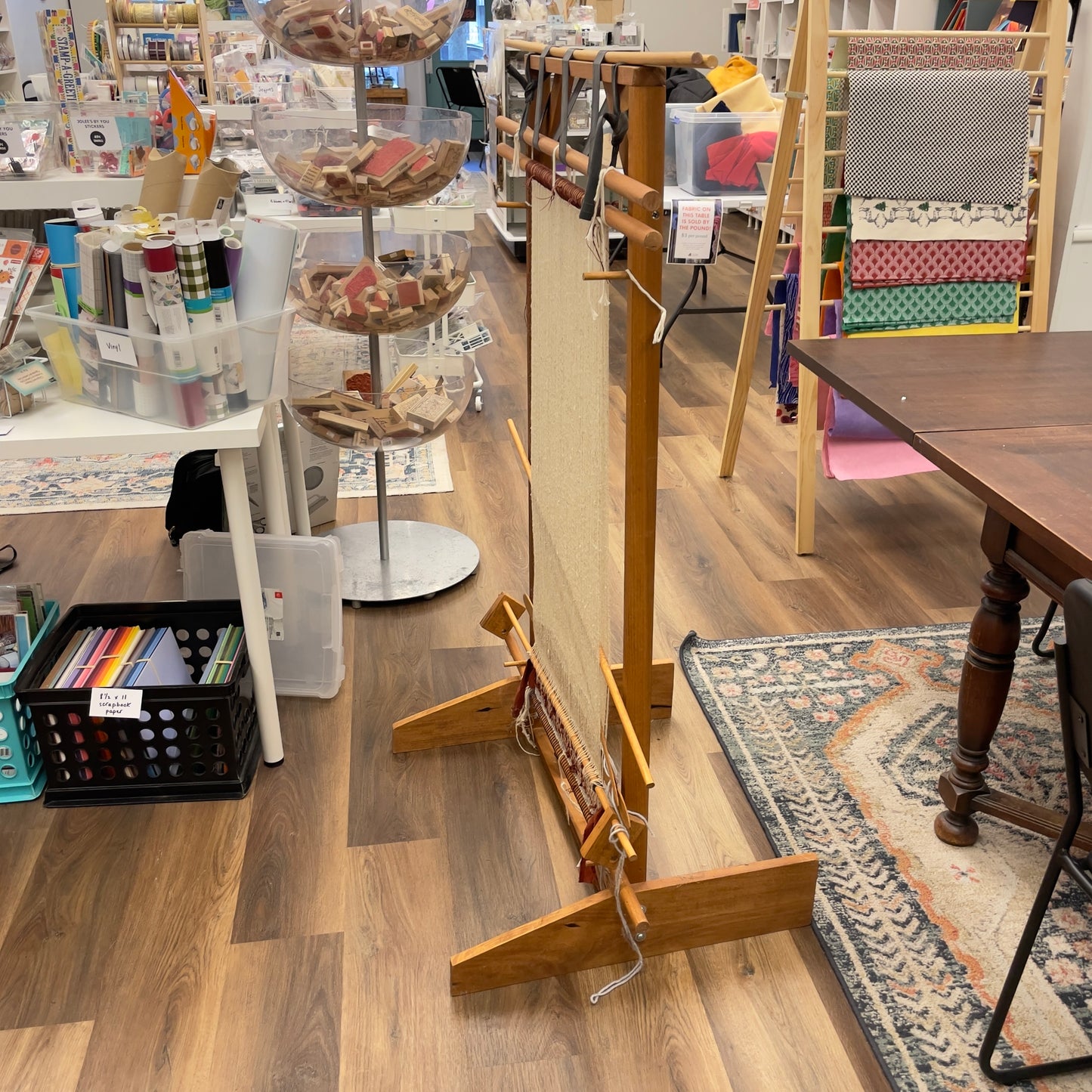 Handmade Standing Navajo-Style Rug Loom