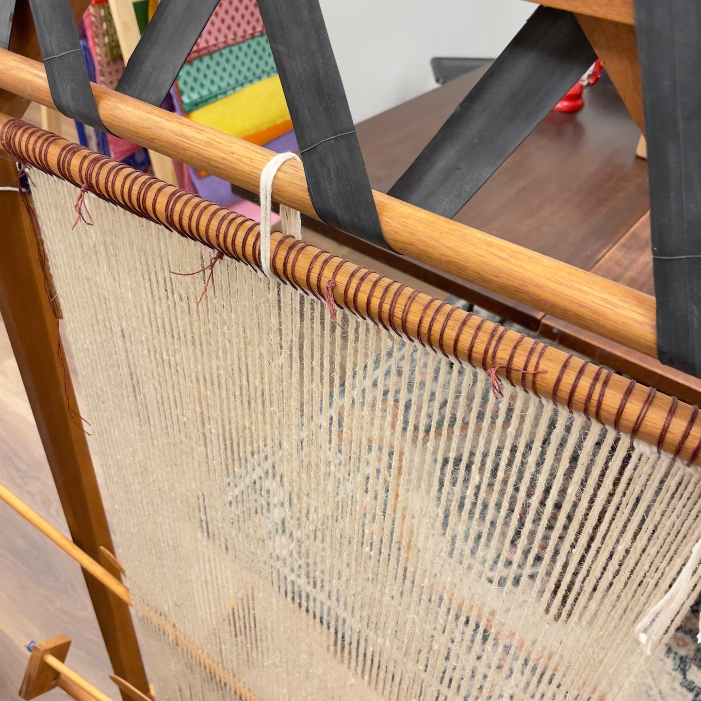 Handmade Standing Navajo-Style Rug Loom