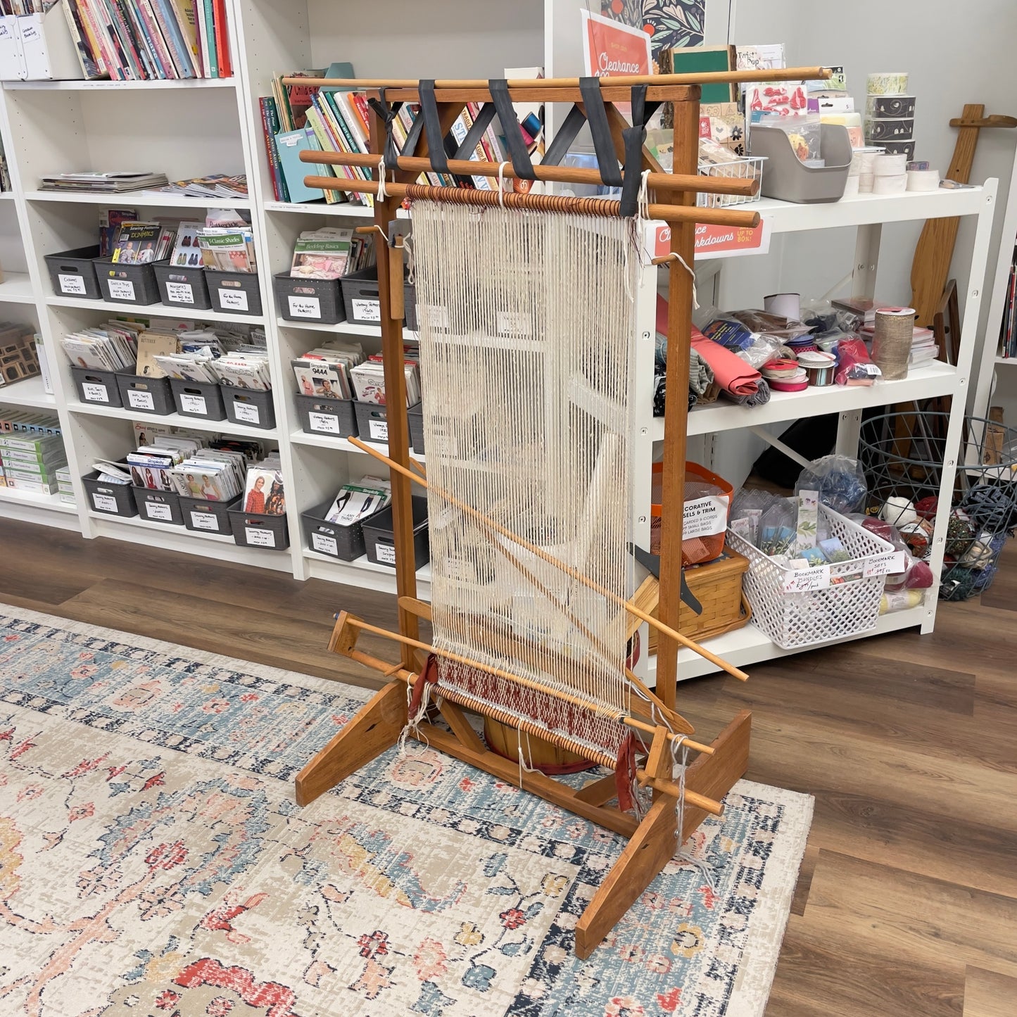 Handmade Standing Navajo-Style Rug Loom