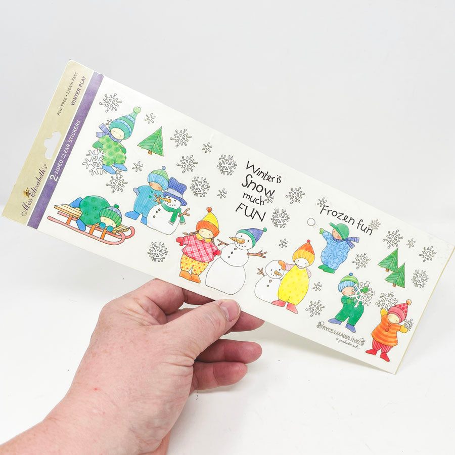 Winter Play Stickers